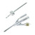 Lubri-Sil Short Round Tip 3-Way Specialty Silicone Foley Catheter, 20 Fr, 30 cc