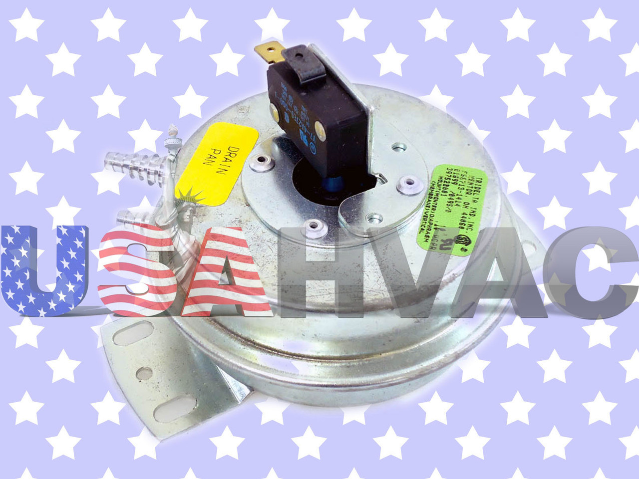 Aftermarket Furnace Vent Air Pressure Switch Replaces Tridelta Part Aftermarket Furnace Vent Air Pressure Switch Replaces Tridelta Part
