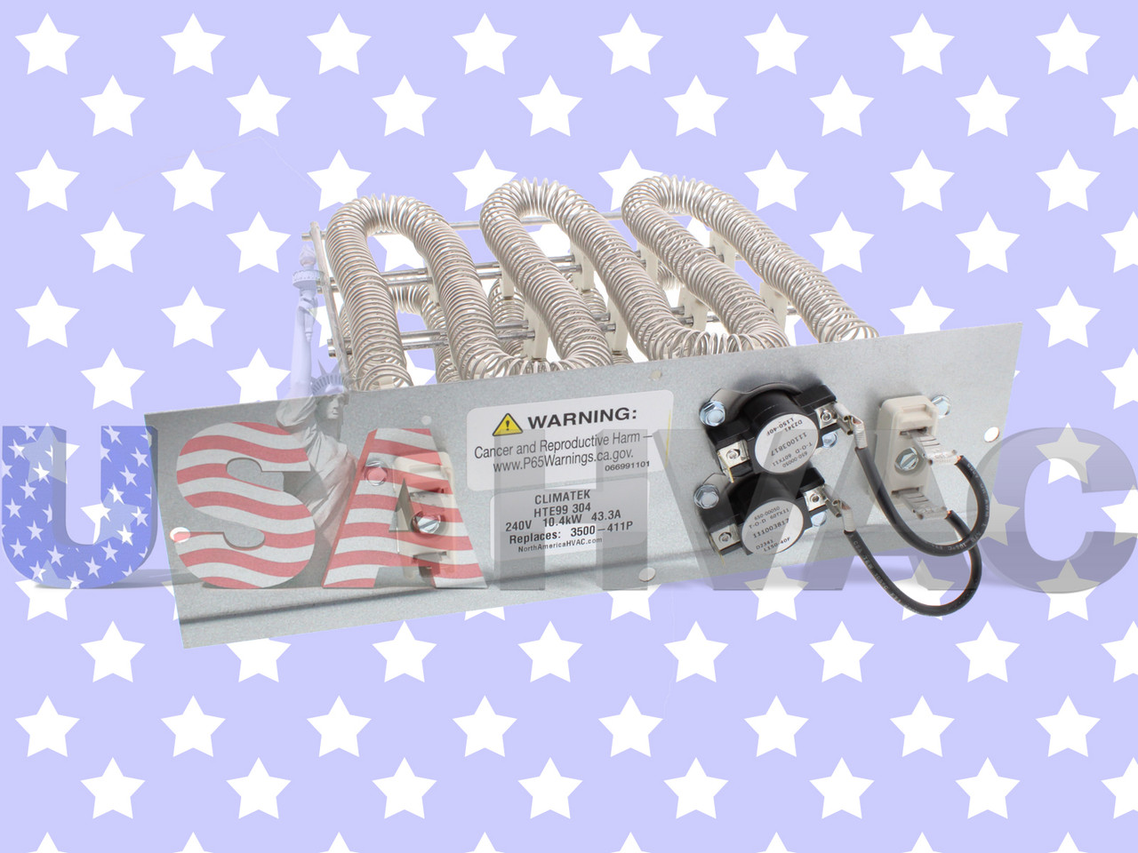 3500-411 3500-411P 3500-411P/A Furnace Heater Electric Heating Element Coil Volt Amp 240 230 208 Repair Part