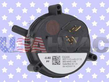 9371VO-HS-0115 - OEM Nordyne Miller Intertherm Furnace Air Pressure Switch