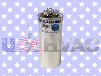 CAP050700440CT - Climatek Run Capacitor 70+5 uF MFD 440 Volt Round Fits Goodman
