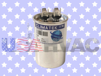 Z97F9608 - Climatek Motor Run Capacitor 30 uF MFD 440 Volt Round Fits GE Genteq