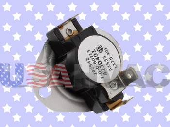 42J04 42J0401 203542 60TI3  Furnace Heater Gas Limit Switch Snap Disc Safety Temperature Repair Part