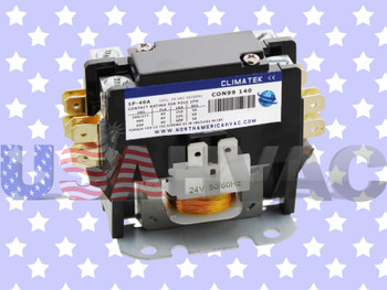 1050839 1091261 A/C AC Air Conditioner Condenser Contactor Relay Pole Amp Sealed Open Contacts Single Double Tripple Coil Voltage VAC 24 110 220 Repair Part