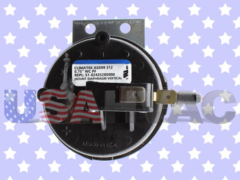 11U68 11U6801 Furnace Air Pressure Switch Vent Venter Vacuum Suction Repair Part