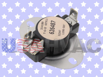 626487R 626487 Furnace Heater Gas Limit Switch Snap Disc Safety Temperature Repair Part