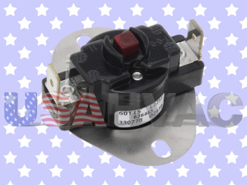 60T15-330778 Furnace Heater Gas Limit Switch Snap Disc Safety Temperature Repair Part