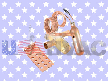 14W76 100254-01 Thermal Expansion Valve TXV A-Coil Refrigerant Freon Piston Metering Device R22 R-22 R410A R-410A R410 R-410 Repair Part