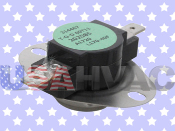 RZ202585 202585 Furnace Heater Gas Limit Switch Snap Disc Safety Temperature Repair Part