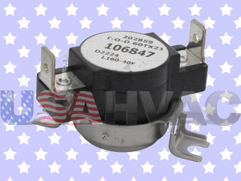 RZ106846 106846 Furnace Heater Gas Limit Switch Snap Disc Safety Temperature Repair Part