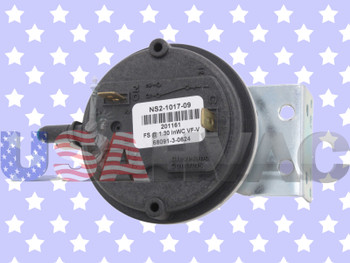 NS2-1017-09 Furnace Air Pressure Switch Vent Venter Vacuum Suction Repair Part