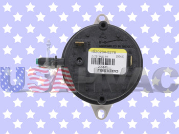 IS20234-5278 Furnace Air Pressure Switch Vent Venter Vacuum Suction Repair Part
