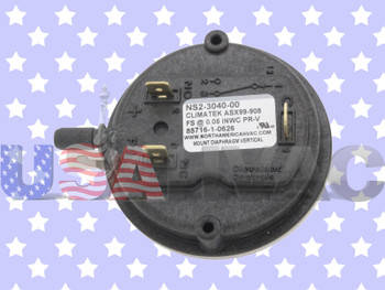 ES2311-0999 Furnace Air Pressure Switch Vent Venter Vacuum Suction Repair Part