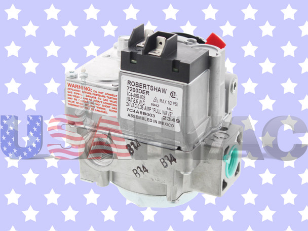 7A6A3G504 7A6A8B003 7A6C3C017 7A6D2H516 7A5C3C017 Furnace Heater Gas Valve Shut-off Slow Fast Opening Pilot Spark Hot Surface Ignition Repair Part