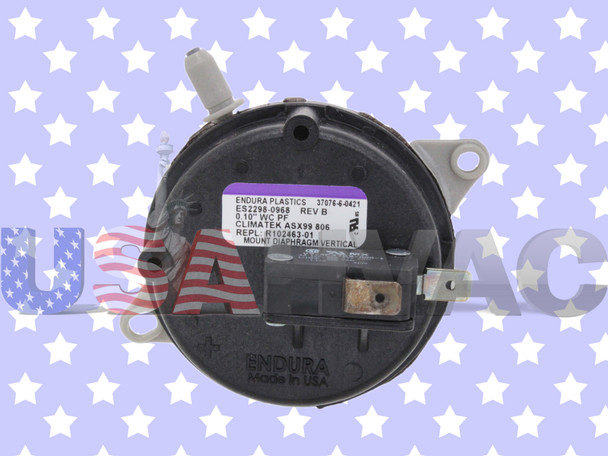 9375VS-0033 Furnace Air Pressure Switch Vent Venter Vacuum Suction Repair Part 9375VS-0033 Furnace Air Pressure Switch Vent Venter Vacuum Suction Repair Part