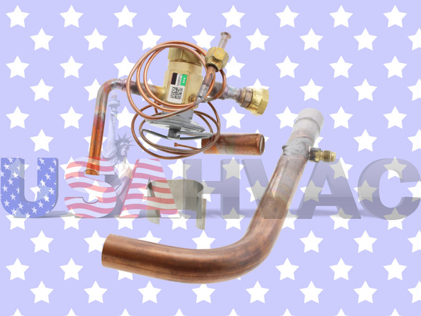 TAYTXVH0E3C D340953P12 Thermal Expansion Valve TXV A-Coil Refrigerant Freon Piston Metering Device R22 R-22 R410A R-410A R410 R-410 Repair Part