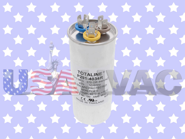 F87074034R HC98KA040 Capacitor Start Run Dual Single UF MFD VAC Volt Booster Microfarad Repair Part F87074034R HC98KA040 Capacitor Start Run Dual Single UF MFD VAC Volt Booster Microfarad Repair Part