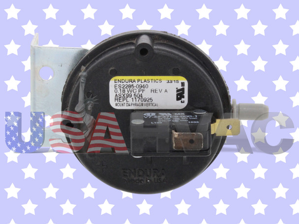 HK06WC063 Furnace Air Pressure Switch Vent Venter Vacuum Suction Repair Part