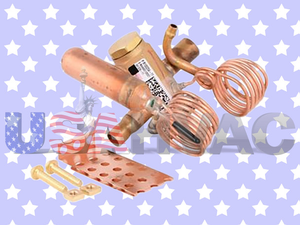 R100254-11 100254-11 Thermal Expansion Valve TXV A-Coil Refrigerant Freon Piston Metering Device R22 R-22 R410A R-410A R410 R-410 Repair Part R100254-11 100254-11 Thermal Expansion Valve TXV A-Coil Refrigerant Freon Piston Metering Device R22 R-22 R410A R-410A R410 R-410 Repair Part