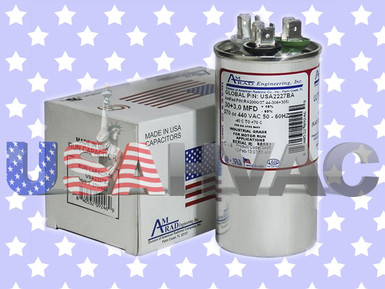 Amrad Run Capacitor 50+3 UF 370/440V - OEM Replacement For USA2237A, Made In USA