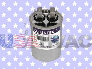 Condensateur Moteur ClimaTek 7.5 µF 440V - Format Ovale, Remplace York 6213-1701
