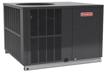 Goodman Packaged Air Conditioner 13.4 SEER2, Single Stage, Downflow/Horizontal, 2.5 Ton