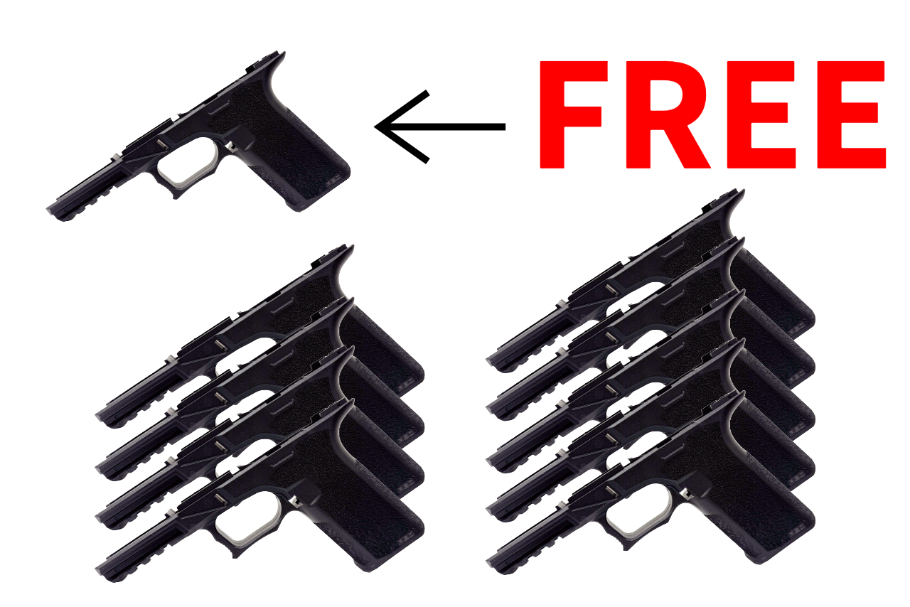 FREE FRAME BUNDLE - PF940V2 G17 BRIDGE FRAME 76% BLACK