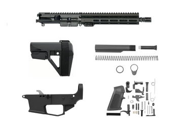KAK 11" 9mm  9.8" MLOK Upper AR9 80% Build Kit