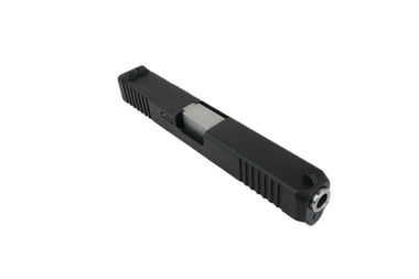 Glock 17 Complete Slide - Black - Stainless Barrel
