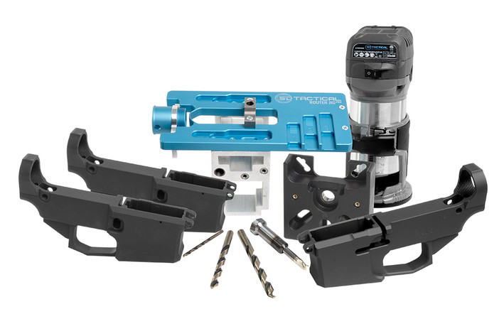 AR-15/.308 80% lower Jig, Router & (3) 80% Lowers