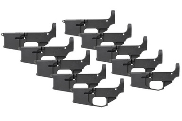 The Independence Billet Pack - 10 Black Anodized 80 Lowers