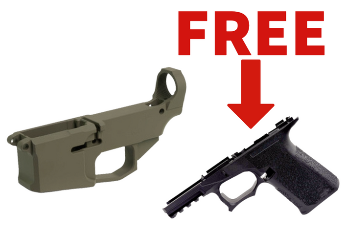 March Builder Special - OD Green AR-15 80% Lower + FREE P80™ Frame