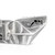 Reaper Off-Road Gladiator Stainless Steel Immortal Front Bumper showing logo detail on white background. Reaper Off-Road Gladiator Stainless Steel Immortal Front Bumper showing logo detail on white background.