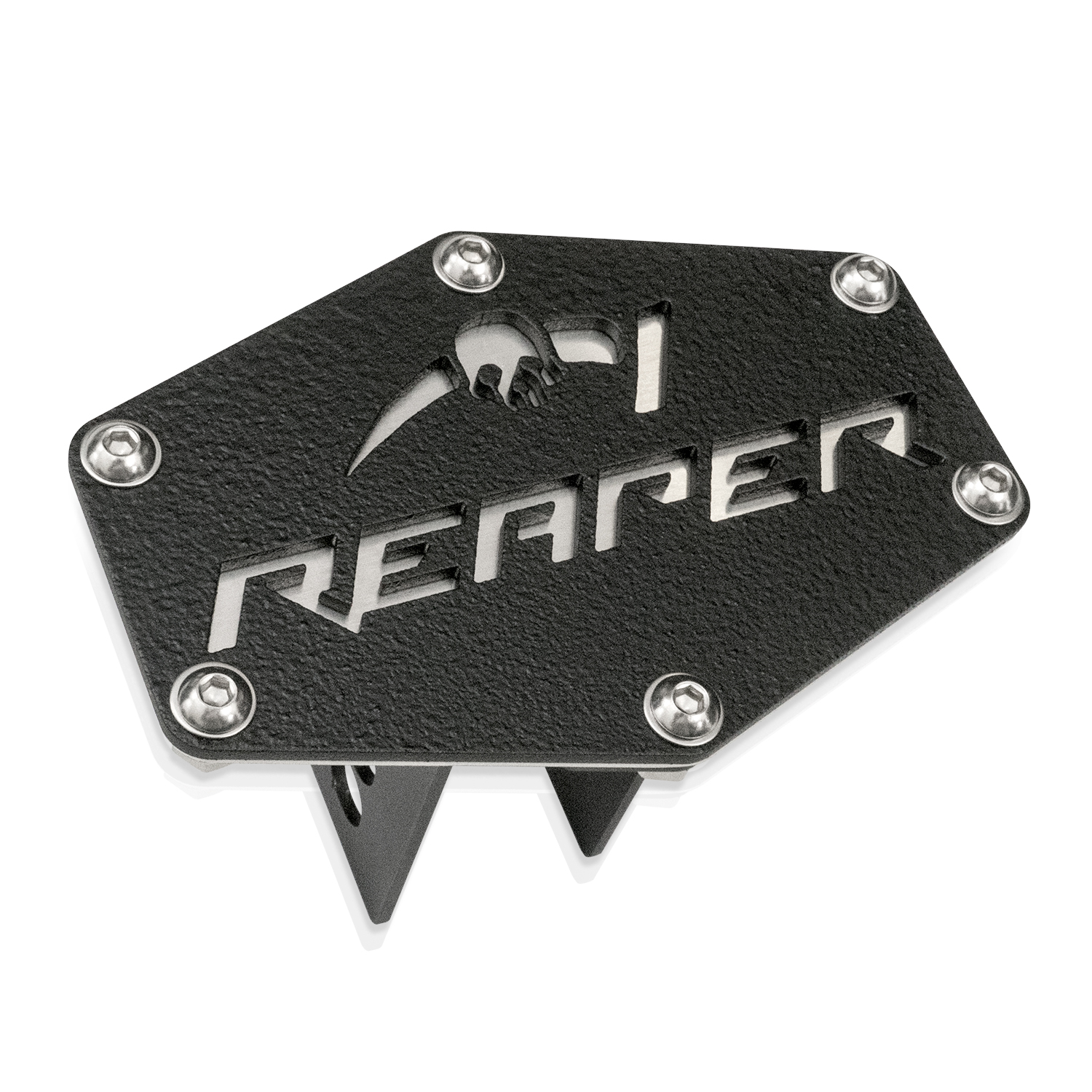 Trailer Hitch Receiver Plug Reaper Logo