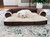 Sherpa & Suede Orthopedic Sofa Dog & Cat Bed (Medium Brown) Free Shipping!