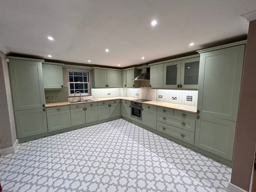 Spray Paint Kitchen Cabinets Cupboard Doors Units Panels and Trim Green, Grey, Blue, White, Cream, Ivory, Black earthy greens. airy fern to deep forest, green kitchens