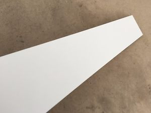 Matt White and Gloss White Kitchen Plinth Boards