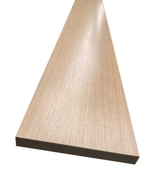Veneered Light Oak Kitchen Unit Plinth Board with plywood core 150mm x 18mm Kickboard Kick Board Veneer