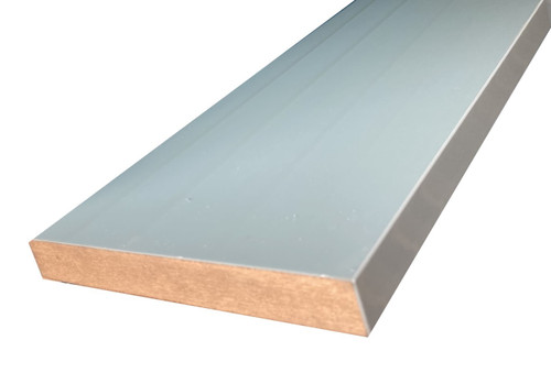 Gloss faced duck egg blue green kitchen cupboard unit plinth kickboard
