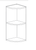 Flat Pack White Kitchen Cupboard Carcass Units 735mm 73.5cm high to fit Wickes & Benchmarx  curved wall and floor base left hand and right hand
