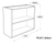 Flat Pack Cream Kitchen Cupboard Carcass Wall Units 720mm 72cm high compatible with Howdens
