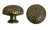 Pitted or Hammered Cast Iron Knob Pewter Style to fit to Kitchen Cabinet Doors and Drawers
