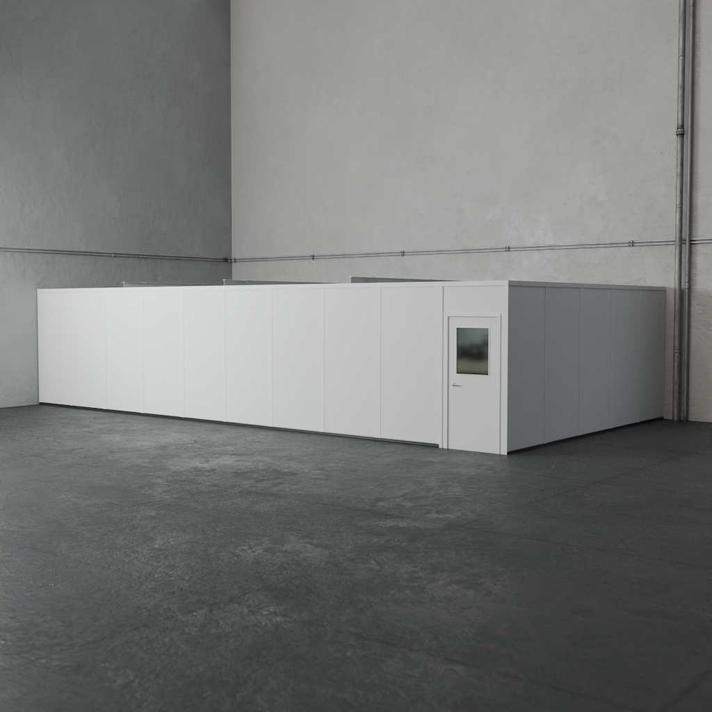 Modular Inplant Office: 20' x 40', 2-Wall