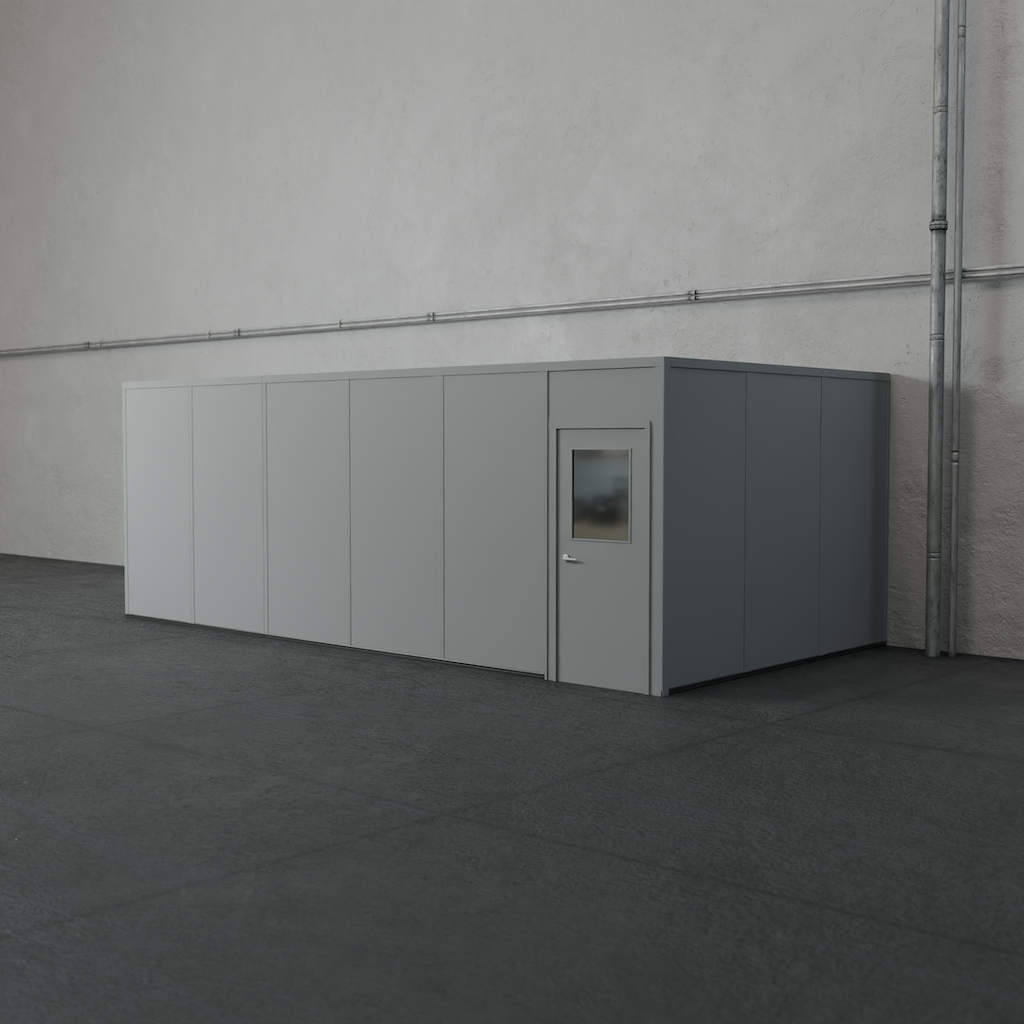 Modular Inplant Office: 12' x 24', 3-Wall