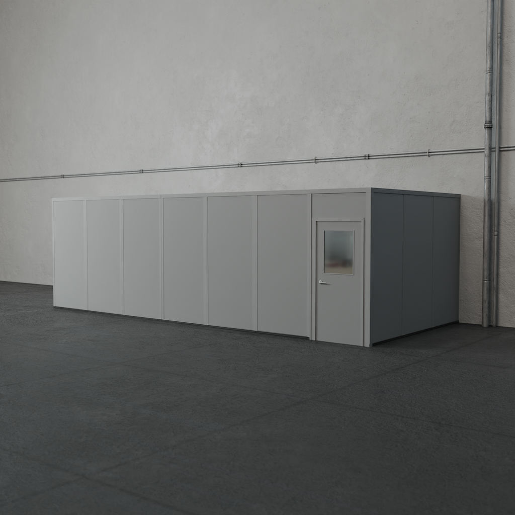 Modular Inplant Office: 12' x 28', 3-Wall