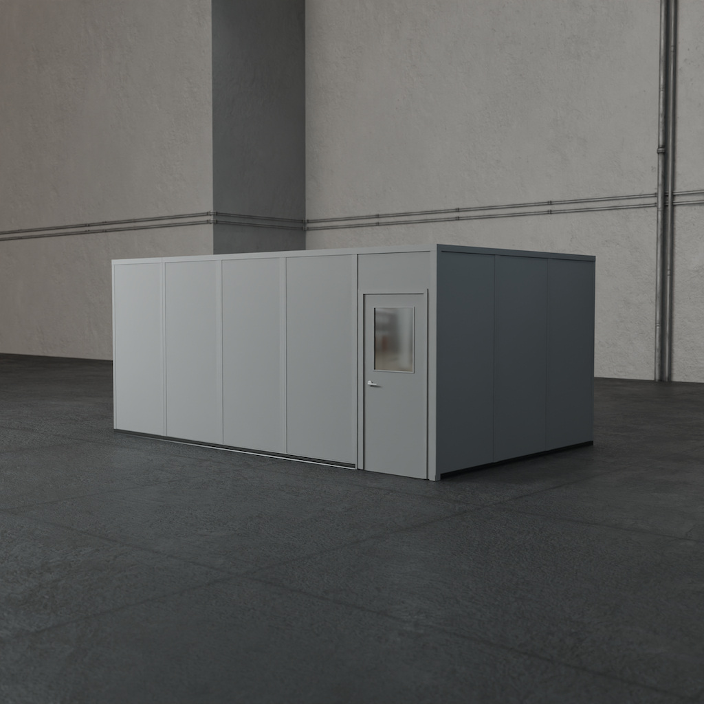 Modular Inplant Office: 12' x 20', 4-Wall
