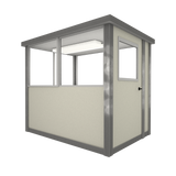 3' x 6' Guard Booth / Shack with Swing Door