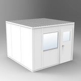 PortaFab's 4-wall 10' x 10' modular inplant office.