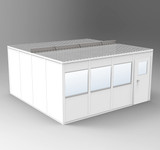 PortaFab's 4-wall 16' x 16' modular inplant office.