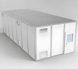 3D Rendering of a 12' x 28' ISO 8 Modular Cleanroom